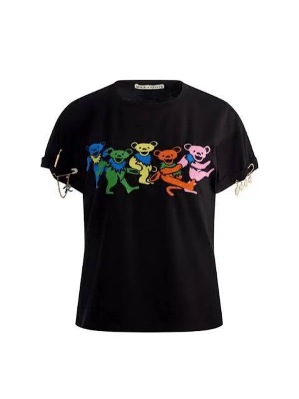 Alice + Olivia Grateful Dead Tee NWT Size Medium - Picture 3 of 5